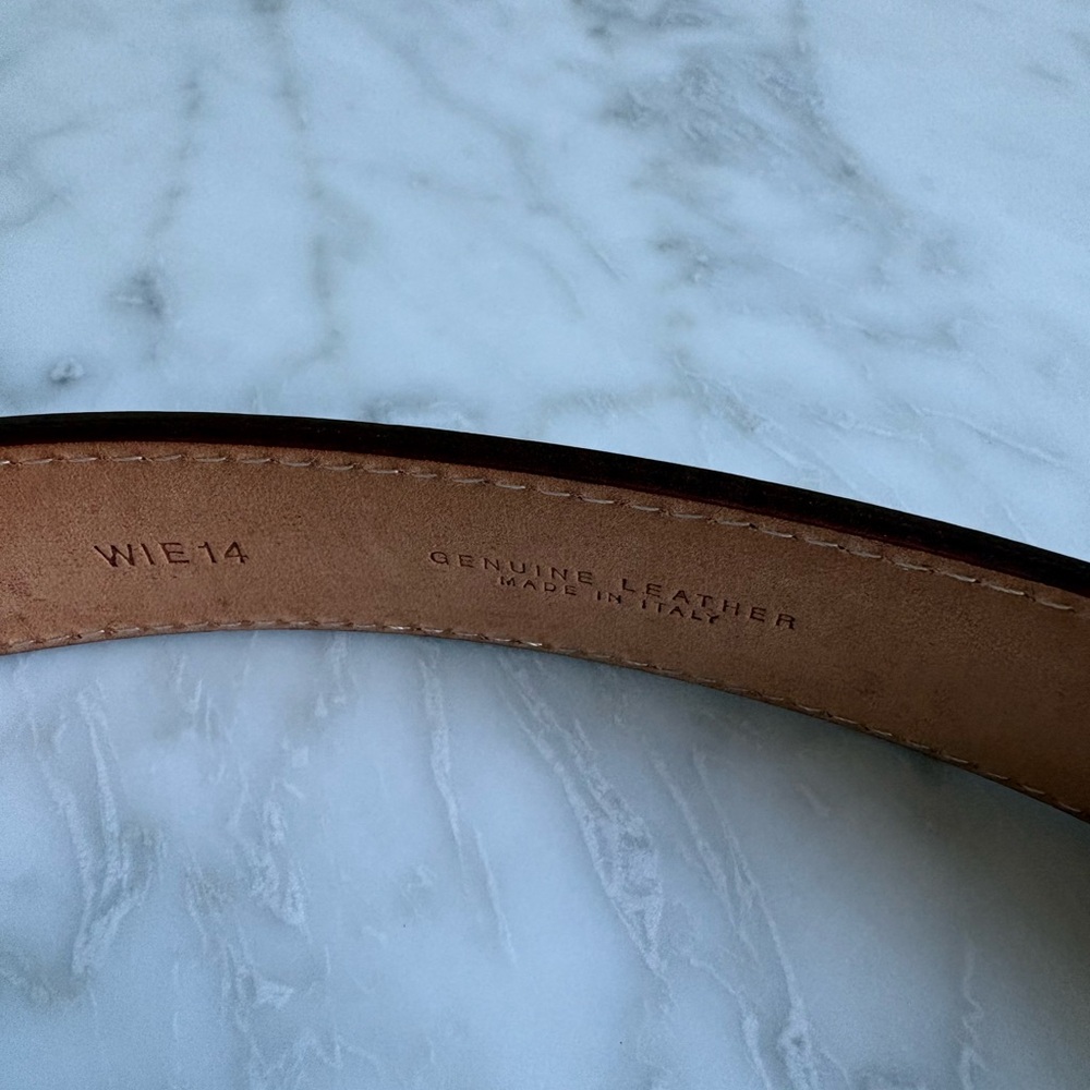 Brooks Brothers Cognac Calfskin Belt - Picture 5 of 9
